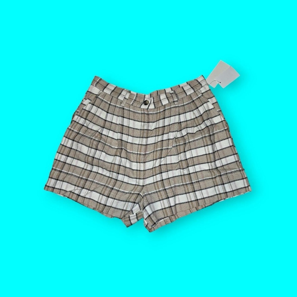 Plaid shorts with tags Sz 12